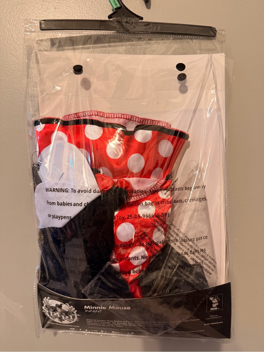 Spirit Disney Minnie Mouse Infant Dress & Headband Set - Red, White, Black - Picture 3 of 6
